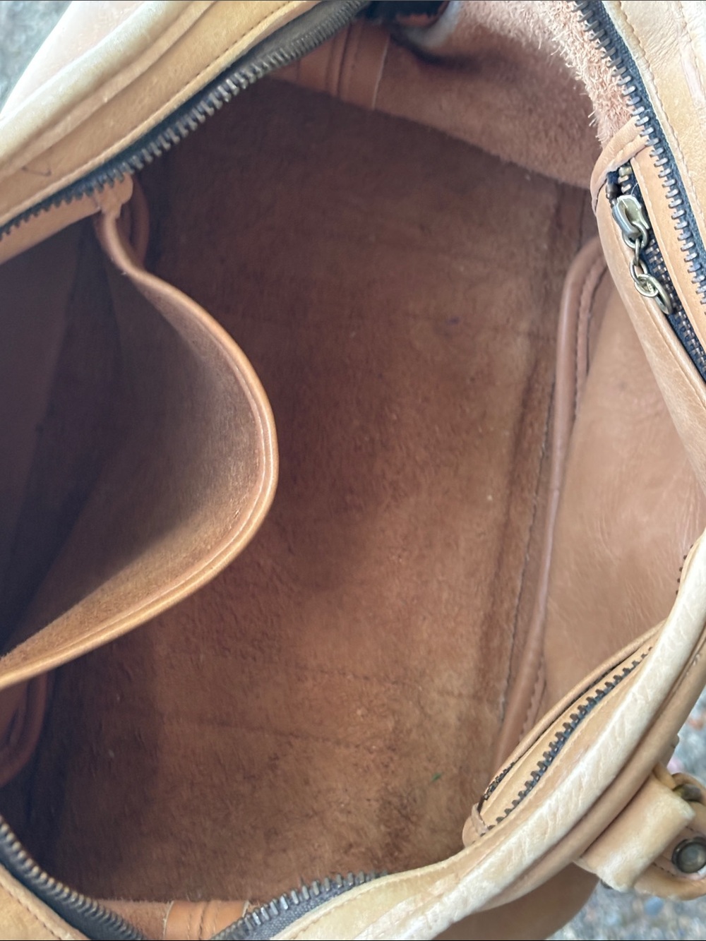 Vintage 1980’s Coach British Tan Brown Leather Hobo 💼 Collector Item - Picture 12 of 16